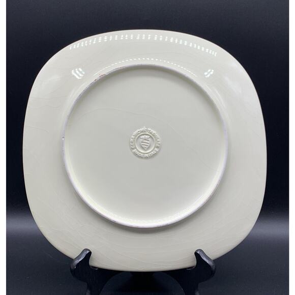 Vintage Ceramiche Tadinate 12” Cheese Platter Italy Cow Sheep READ - Picture 4 of 5